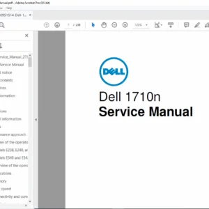 Dell 1710n Service Manual PDF (27 Jun 2008) –  DOWNLOAD