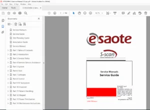 ESAOTE S-Scan MRI Service Manual – System Troubleshooting & Repair PDF