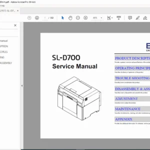 Epson SL-D700 Service Manual - PDF DOWNLOAD