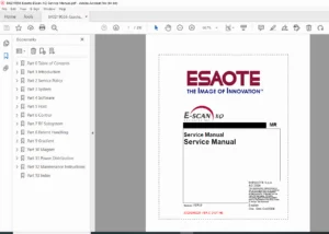 Esaote E-Scan XQ MRI Service Manual 8300096028 Ver C Complete Guide PDF