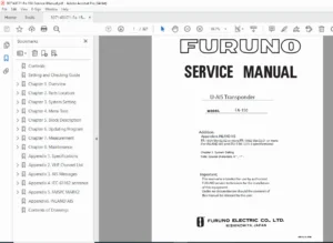FURUNO FA-150 AIS Transponder Service Manual PDF – Installation & Repair