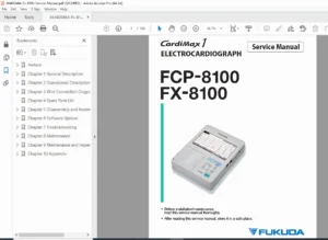 Fukuda Denshi Cardimax FCP-8100 / FX-8100 ECG Service Manual PDF