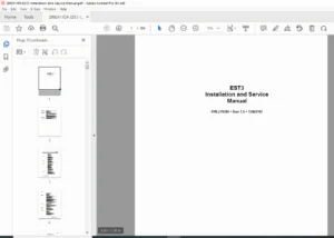 GE Security EST3 Fire Alarm Installation & Service Manual - PDF