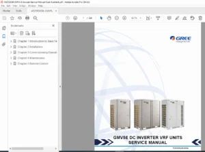 Gree GMV5E DC Inverter VRF Multi-Split Air Conditioner Service Manual PDF