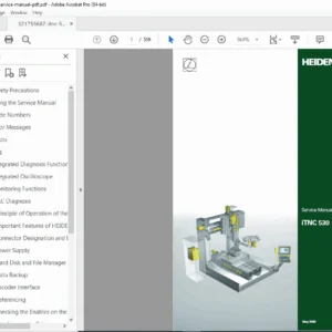 HEIDENHAIN iTNC 530 Service Manual PDF – CNC Control Repair Guide