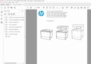 HP Color LaserJet Enterprise 5700 / X557 / 5800 Service Manual - PDF