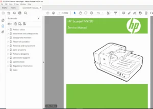 HP Scanjet N9120 Service Manual PDF – Repair & Maintenance Guide