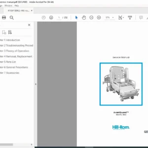 Hill-Rom Transport, Procedural, and Specialty Stretchers Service Manual PDF