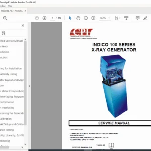 Indico 100 Series X-Ray Generator Service Manual - PDF DOWNLOAD