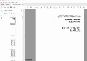 JRC JMA-3300 Series Marine Radar Field Service Manual PDF