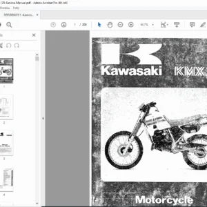Kawasaki KMX 125 Service Manual: 1986-1988 Repair Guide PDF