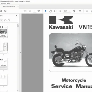 Kawasaki VN1500 Service Manual 1987-1999 Vulcan 88/SE Repair Guide PDF