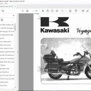 Kawasaki ZG1200 Voyager XII Service Repair Manual PDF (1986-1997)