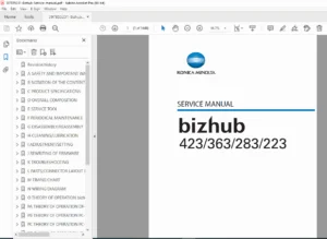Konica Minolta Bizhub Service Manual PDF – Repair & Maintenance Guide