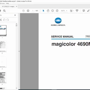 Konica Minolta magicolor 4690MF Multifunction Printer Service Manual PDF