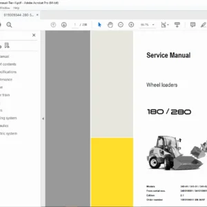 Kramer 340-01 341-01 341-02 Wheel Loader Service Manual PDF