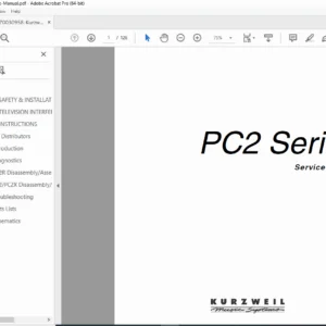 Kurzweil PC2 / PC2X / PC2R Service Manual – Diagnostics & Repair Guide PDF