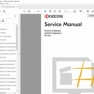 Kyocera ECOSYS M3860idn M3860idnf Service Manual PDF