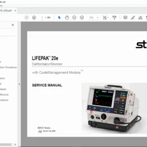 LIFEPAK 20e Defibrillator/Monitor Service Manual (2023) PDF
