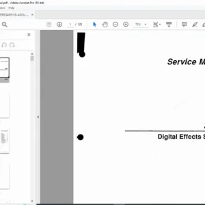 Lexicon 480L Digital Effects System Service Manual PDF