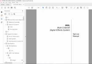 Lexicon 960L Larc2 Digital Reverb Service Manual PDF Download