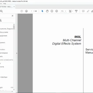 Lexicon 960L Larc2 Digital Reverb Service Manual PDF Download