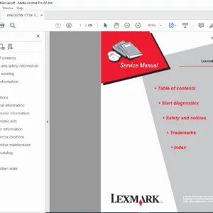 Lexmark C734 / C736 Color Laser Printer Service Manual PDF (5026)