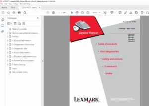 Lexmark X46x Service Manual X463 X464 X466 MFP Printer Repair Guide PDF