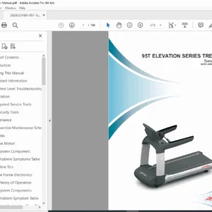 Life Fitness 95T Elevation Series Treadmill Service Repair Manual PDF