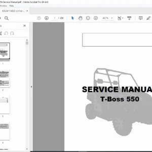Linhai T-Boss 550 Service Manual PDF DOWNLOAD
