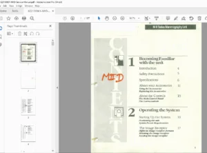 Lorad M-II Series Mammography Service & Operator Manual PDF