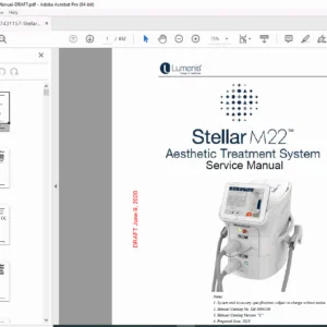 Lumenis Stellar M22 Service Manual -  PDF DOWNLOAD