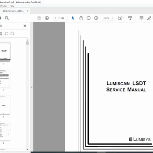 Lumisys LUMISCAN LSDT Service Manual LS20 LS50 LS75 LS85 PDF