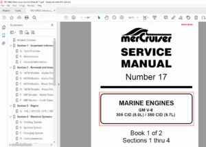 MerCruiser Service Manual  GM V-8 305/350 CID (5.0L/5.7L) PDF