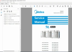 Midea V6 VRF Series DC Inverter Service & Repair Manual - PDF