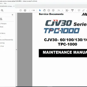 Mimaki CJV30 Series Service Manual PDF –  DOWNLOAD