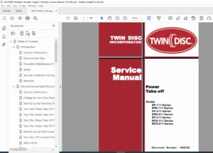 Morbark Tornado Chipper Twin Disc Clutch Service Manual PDF (1022762)