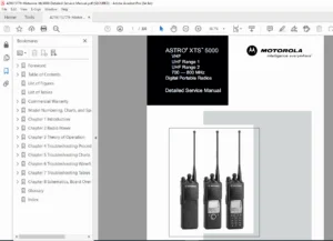 Motorola ASTRO XTS 5000 Radio Detailed Service Manual – PDF