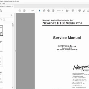 Newport HT50 Ventilator Service Manual PDF DOWNLOAD