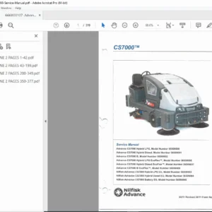 Nilfisk Advance CS7000 Service Manual PDF – Repair & Maintenance Guide