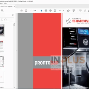 Nuova Simonelli Prontobar Service Manual -  PDF DOWNLOAD