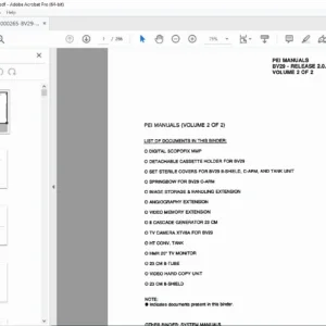 Philips BV29 & BV26 Digital Scopofix-MMP Service Repair Manual - PDF