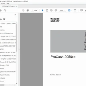 ProCash 2050xe Service Manual - Wincor Nixdorf ATM Self-Service Kiosk PDF