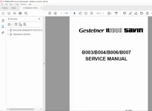 Ricoh Aficio 1035 1045 Service Manual B003 B004 B006 B007 PDF