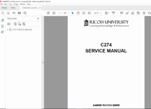 Ricoh DX 2330 / DX 2430 Service Manual - Repair, Maintenance & SP Modes