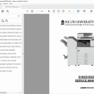 Ricoh MP 2553 / 3053 / 3353 Service Manual - Repair, Maintenance & Codes