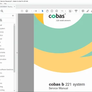 Roche cobas b 221 Service Manual PDF — Maintenance, Calibration & Repair Guide