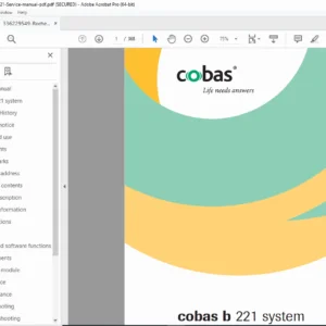 Roche cobas b 221 Service Manual PDF –  DOWNLOAD