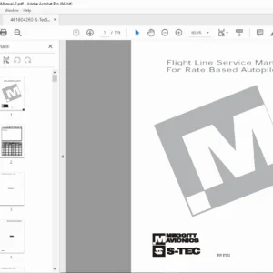 S-TEC Flight Line Service Manual PDF – Rate Based Autopilots (P/N 87102)