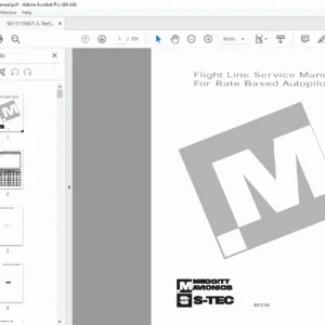 S-TEC Flight Line Service Manual – Rate Based Autopilots PDF
